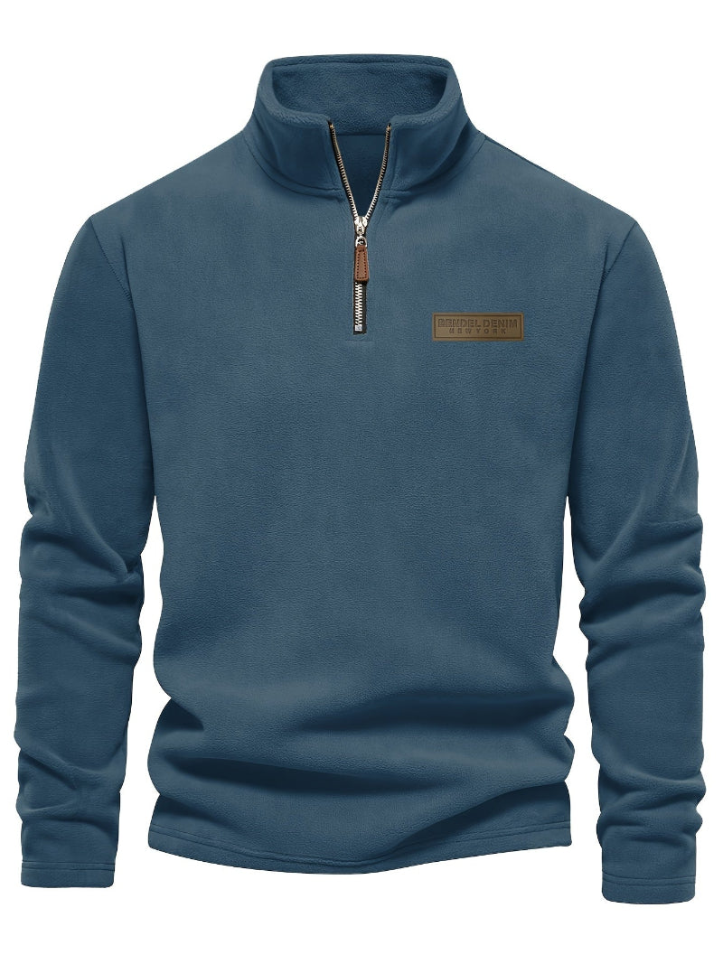 pull de travail chaud bleu